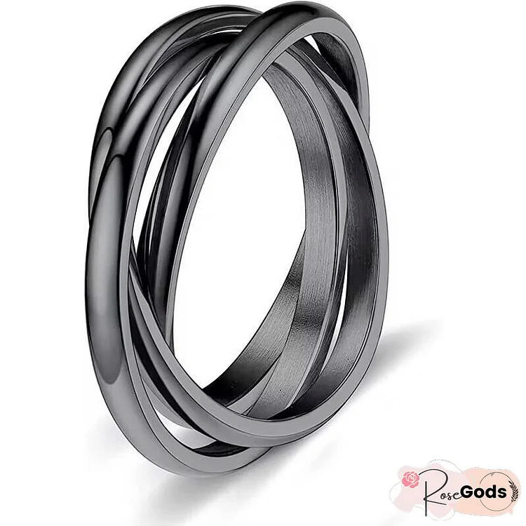 Women's Fashion Simple Titanium Steel Ring