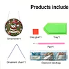 Diamond Painting Acrylic Snowman Pendant Kits for Home Wall Decor