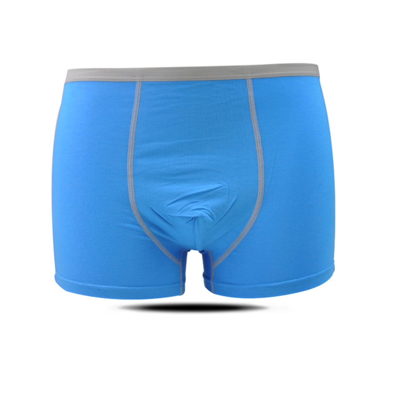 Stolskolb Men'S Seamless Underwear Trunks Pack Support Pouch Mid Waist Soft Breathable Modal Underwear Everyday Sleep Boxer Briefs