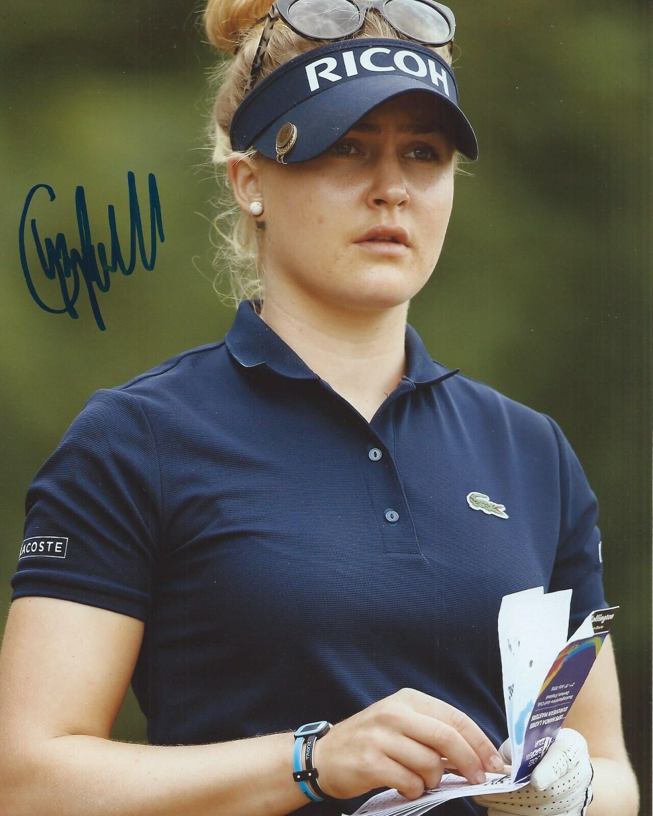 Charley Hull Signed 8×10 Photo Poster painting LPGA Autographed COA