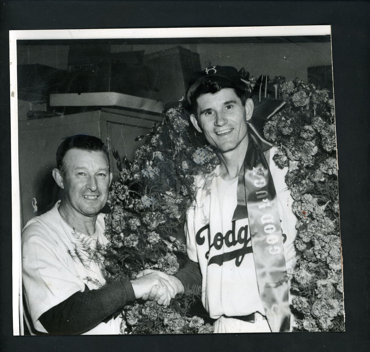 Preacher Roe Lot of 17 Press Wire Photo Poster paintings Brooklyn Dodgers