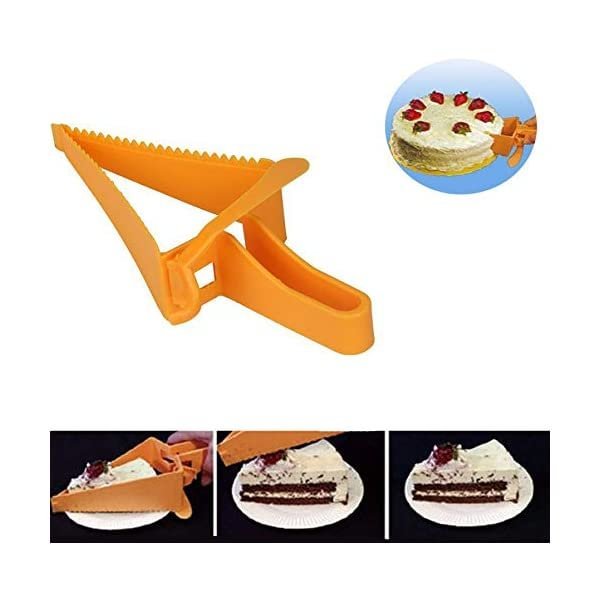 Adjustable Cake Divider Cutter (Orange)