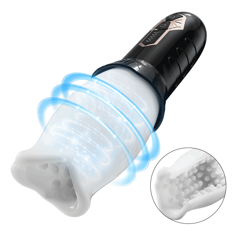 【Rabaatpreis】10 Vibration 6 Rotation 2 IN 1 Oralsex Cup Masturbator