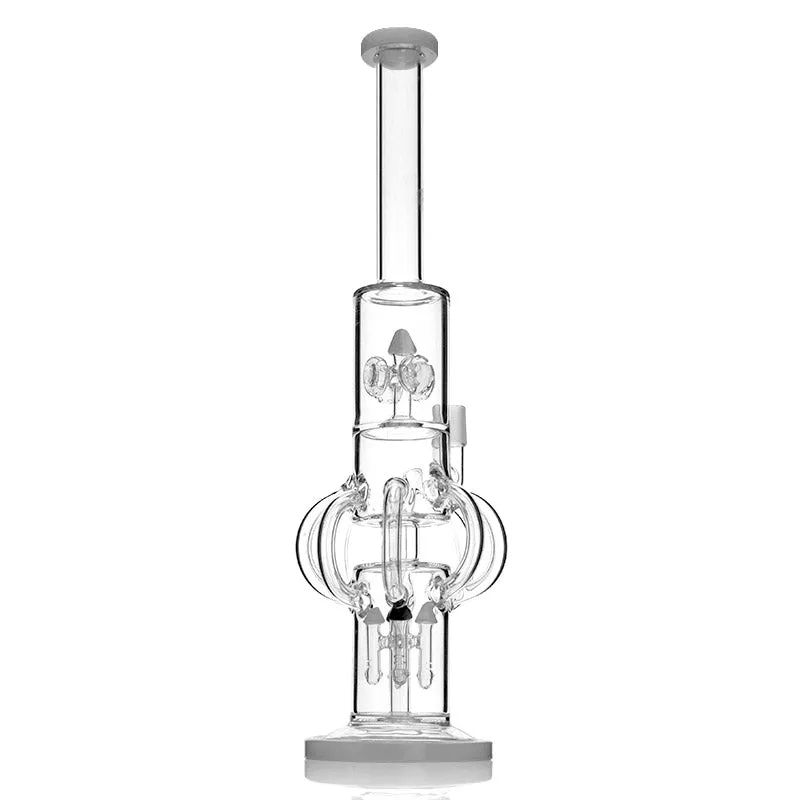 8 Tube Recycler Bong- Octopus Design
