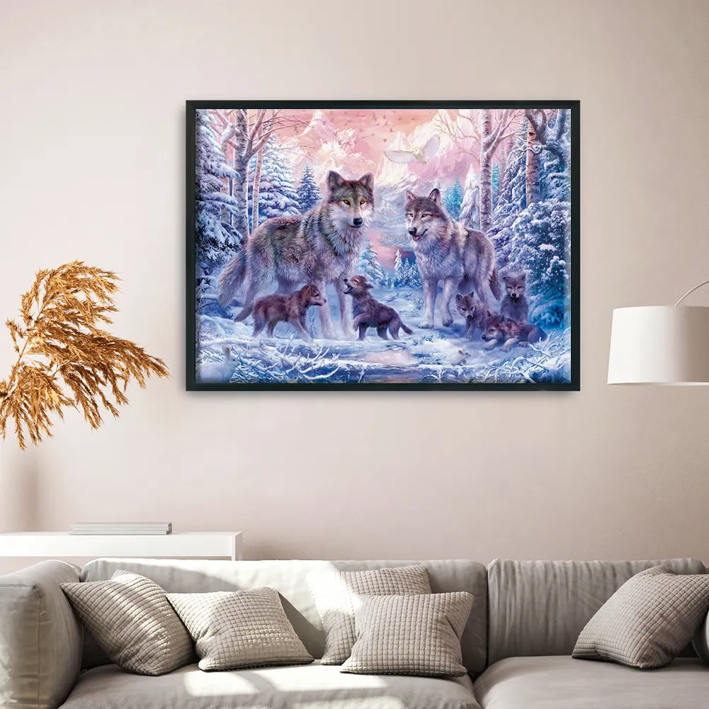 14ct Counted Cross Stitch - Wolf(50*40cm)