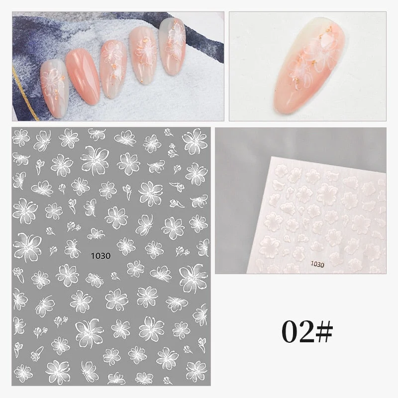 1Pc 3D Halloween Nail Stickers Anime Joker Spider Snake Sliders Nail Art Stickers Adhesive Christmas Decals Snowflake Decor-Nail Inspo