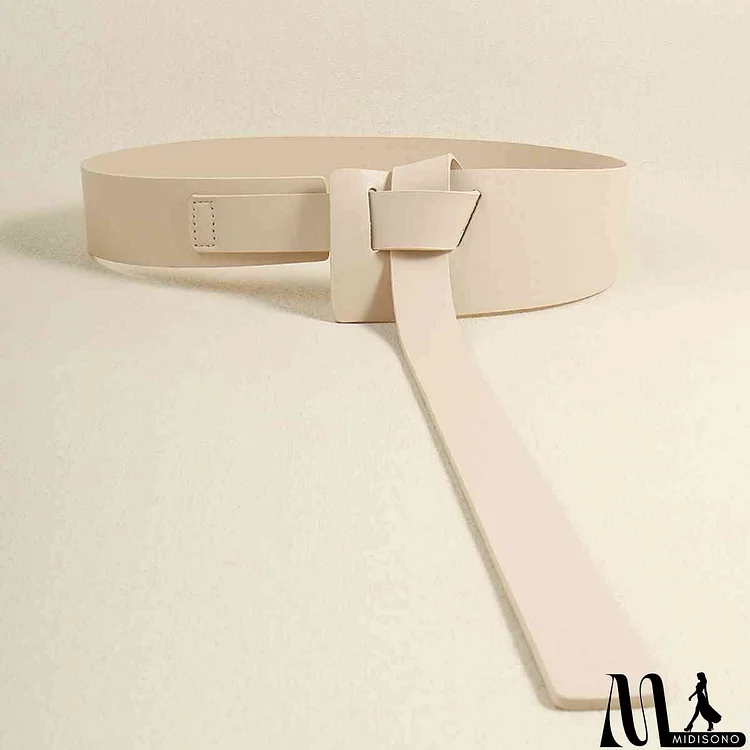 Knot Detail PU Belt