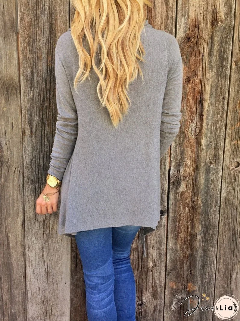 Classic Tassel Slash Sweater Top