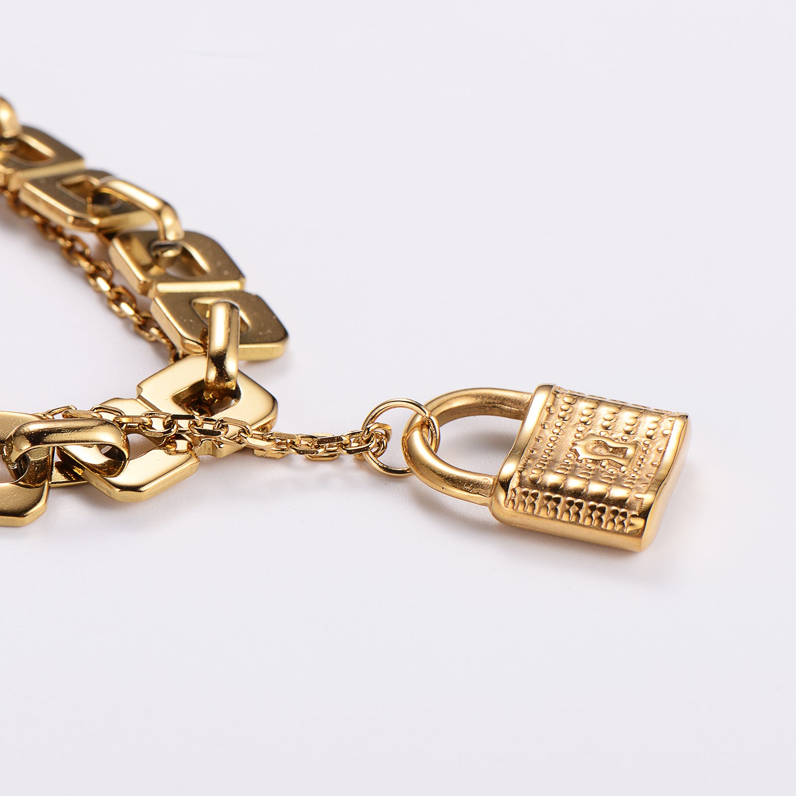 Minimalist Circle Round Stainless Steel Electroplating Necklaces