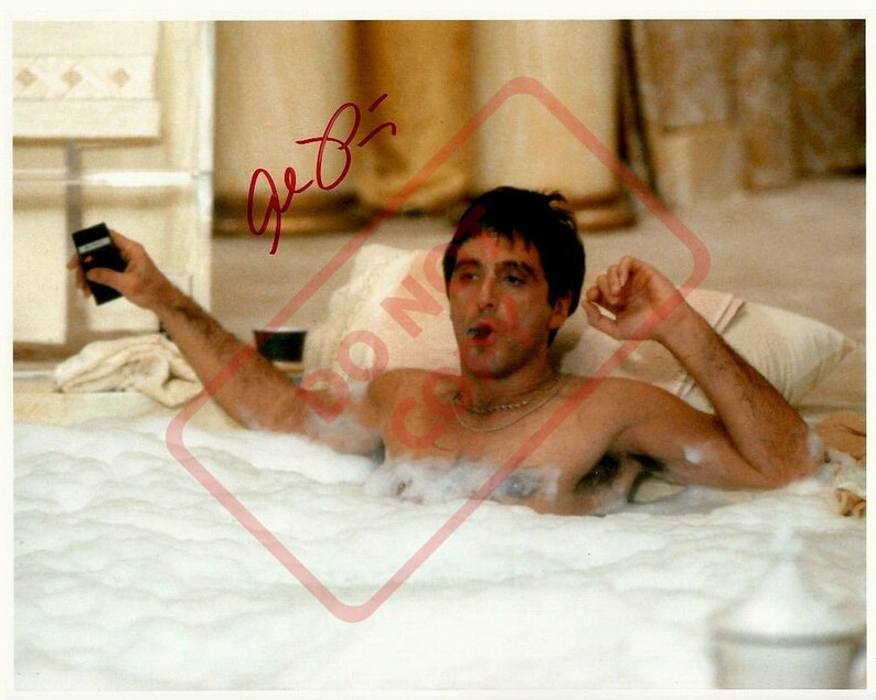 Al Pacino Smoking Vintage 8.5x11 Autographed Signed Reprint Photo Poster painting