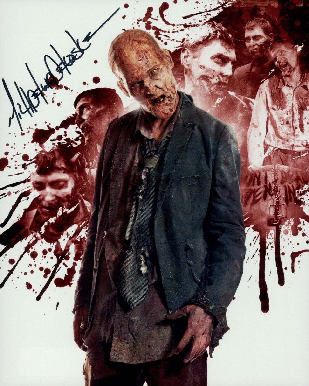 The Walking Dead 8x10 Photo Poster painting signed by actor Michael Koske