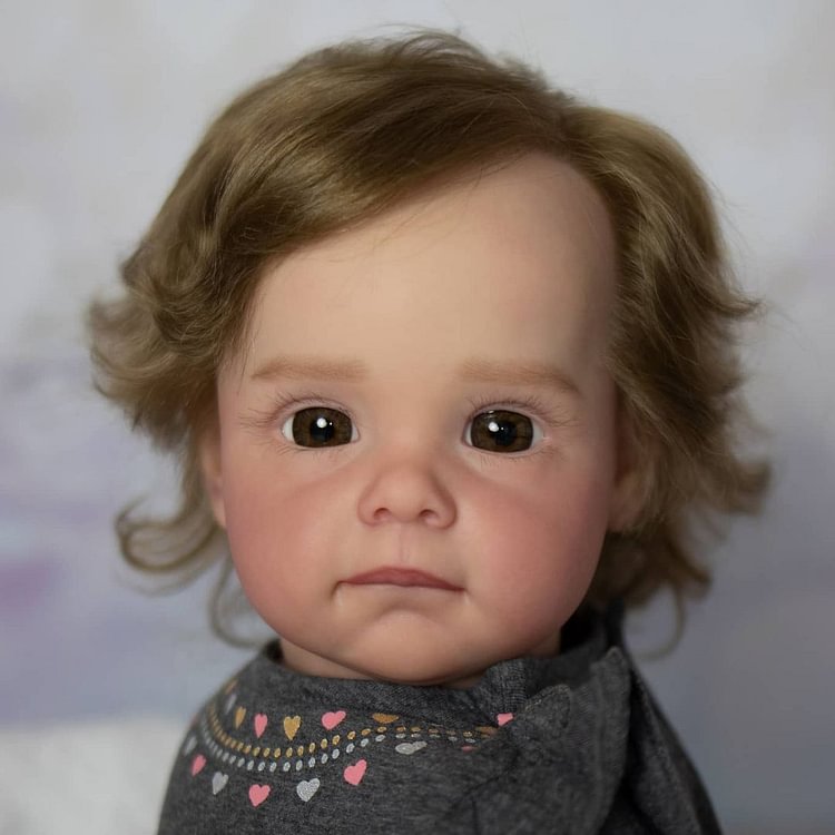 15" Real Looking Lifelike Cute Awake Reborn Girl Doll Mia with "Heartbeat" and Coos & Gift Set with Clothes and Pacifier Accessories Minibabydolls® Minibabydolls®