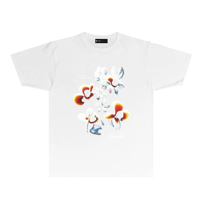 Purple 2023 new fashion T-shirt short sleeves