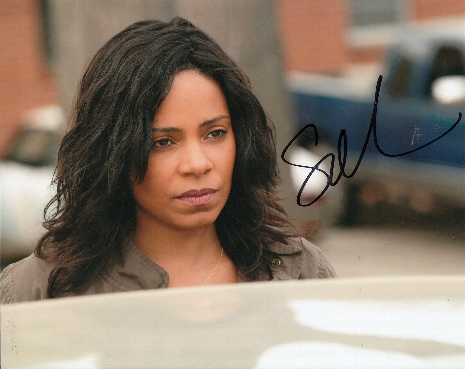 SANAA LATHAN signed (SHOTS FIRED) TV Show *Ashe Akino* autographed W/COA