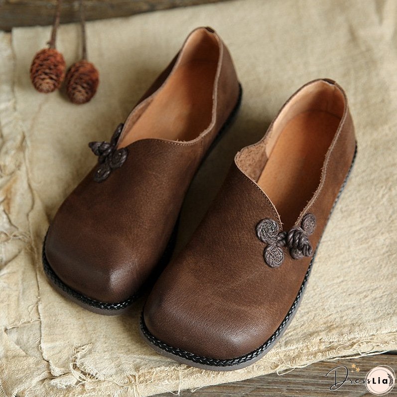 BREATHABLE COMFORTABLE SOFT BOTTOM FLAT SHOES