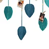 (Finished Product)Macrame Wall Hanging Macrame Leaves Tapestry Wall Hanging Decoration Boho Leaf Feather Tassel Garland Tapestry for Bedroom Living Room Nursery Decor