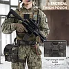 Taktisch Beintasche Milit&auml;r Beinbeutel MOLLE H&uuml;fttasche Sport Tactical Leg Bag Armee Beintaschen Wasserabweisend G&uuml;rteltasche Werkzeugtasche Tasche f&uuml;r Bein Herren Damen Motorrad Wandern Outdoor