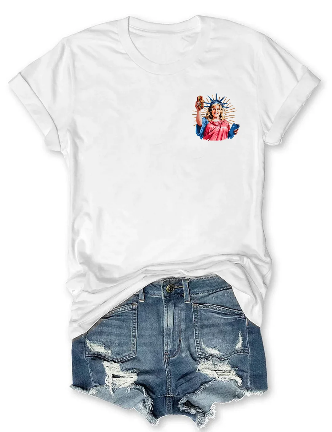 You Look Like The 4th Of July Makes Me Want A Hot Dog Real Bad T-shirt