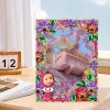 Diamond Painting Special Shape Floral Photo Frame -20*15