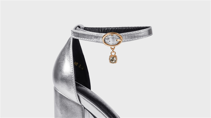 150mm Women's Sexy High Heels Platforms Pumps Square Toe Chunky Block Heels Rhinestone Party Shoes-MERUMOTE