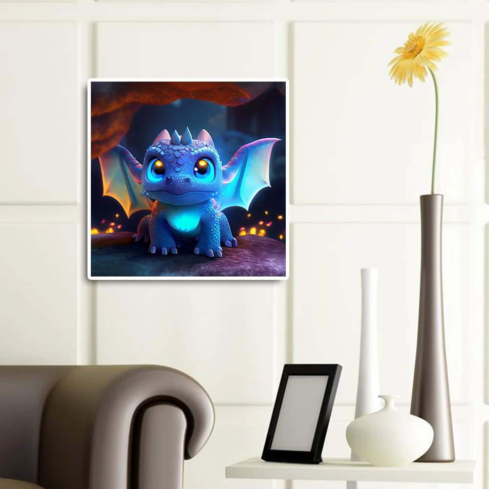 Diamond Painting - Full Round Drill - Pterosaur(Canvas|30*30cm)