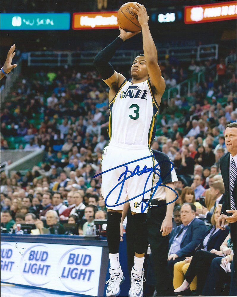 TREY BURKE signed autographed UTAH JAZZ 8X10 Photo Poster painting w/COA