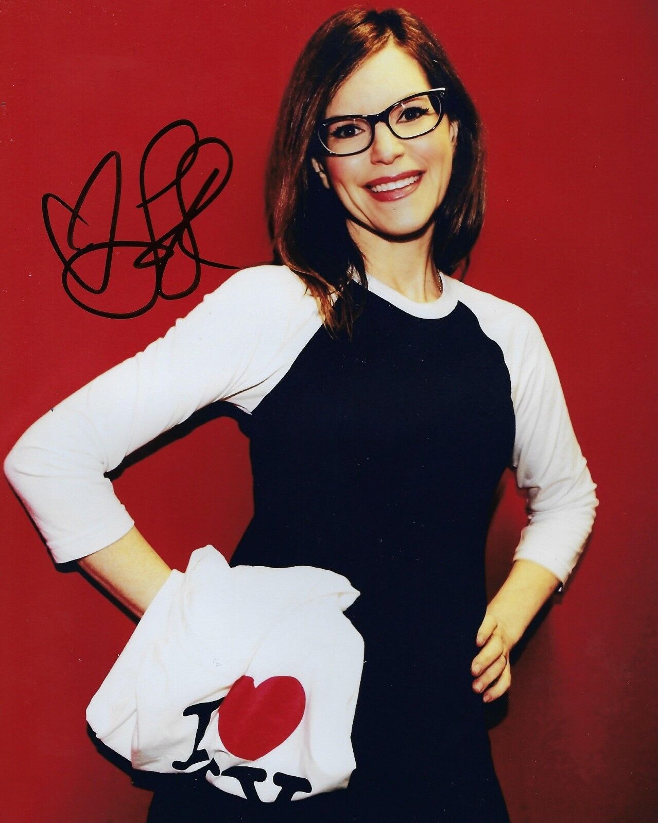 GFA Stay I Missed You * LISA LOEB * Signed Autograph 8x10 Photo Poster painting PROOF L1 COA