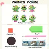 (US Local)6Pcs Acrylic Cactus DIY Diamond Painting Fridge Stickers Craft Kit