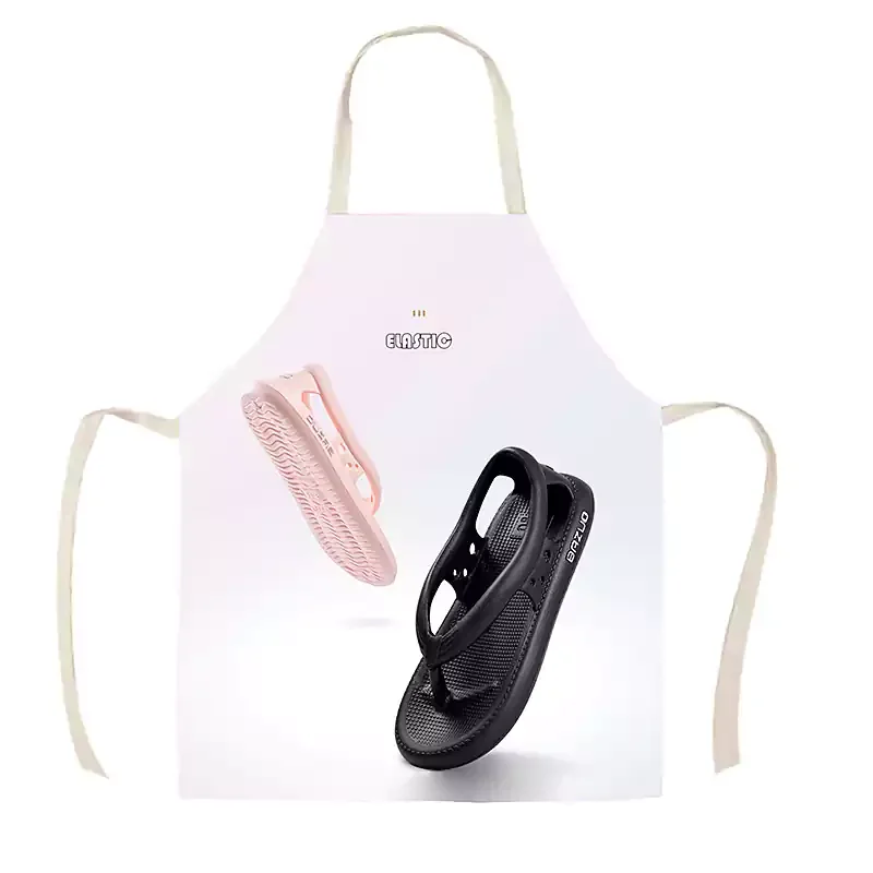 Letclo™Linen Kitchen Apron - Slippers letclo Letclo