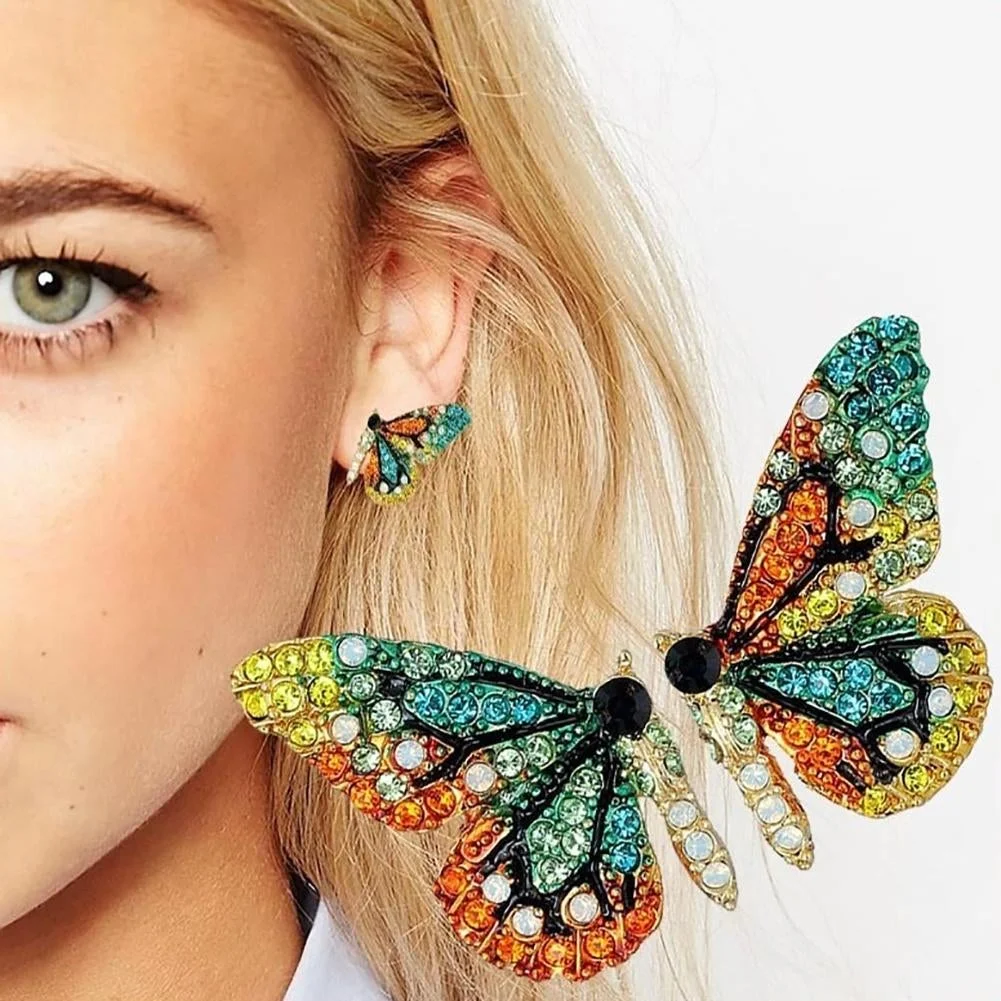 Colorful Butterfly Earrings
