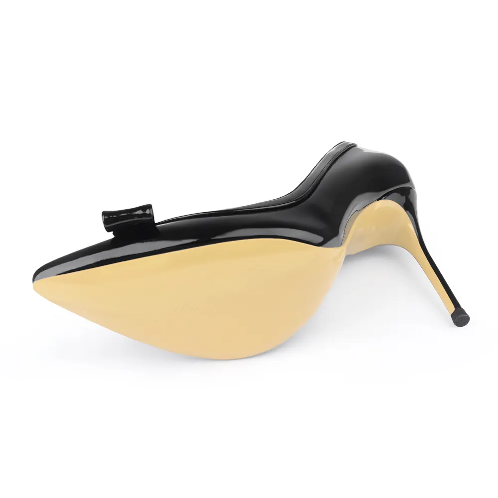 100mm Bow Fashion High Heels Sexy Prom Mixed Color  Stiletto Heels-vocosishoes