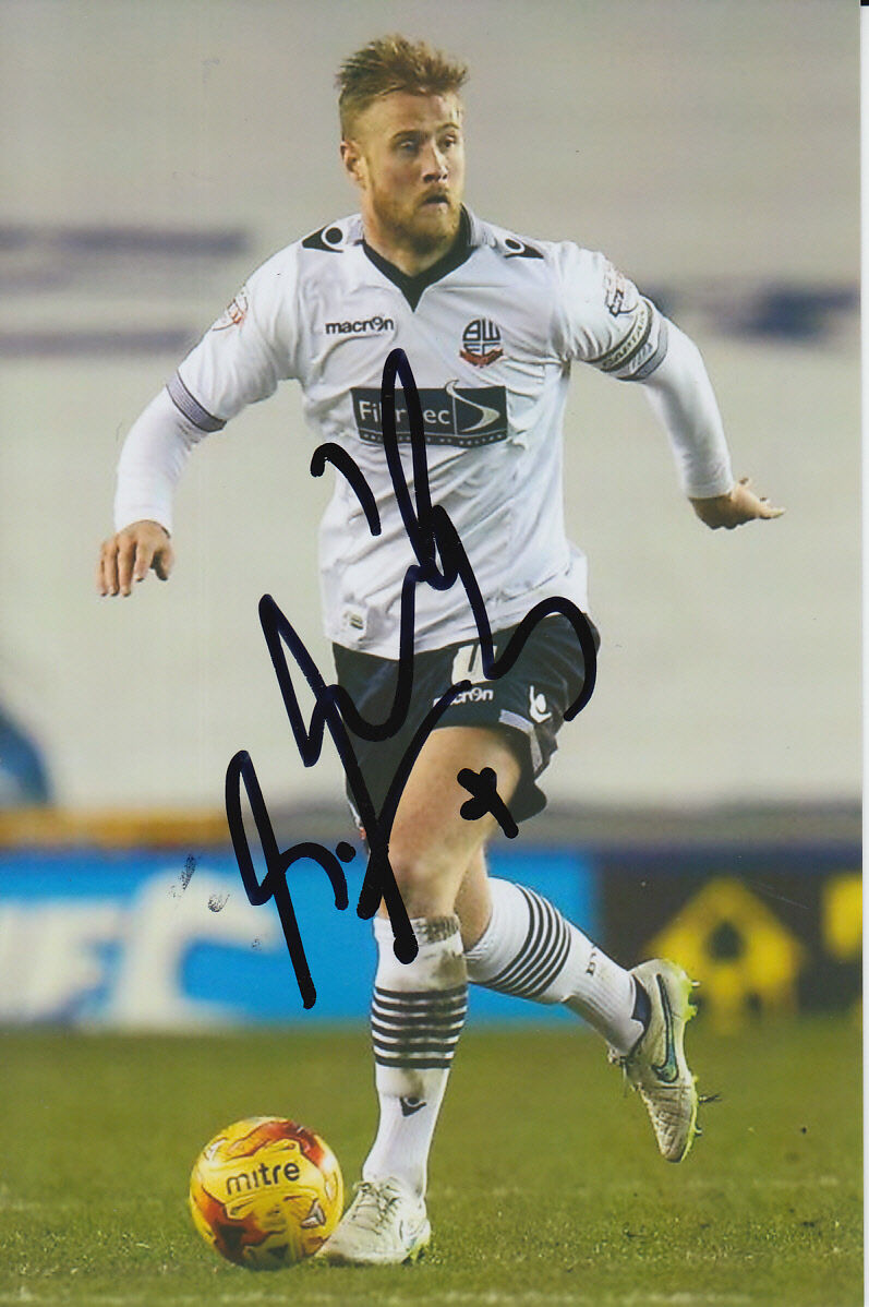 BOLTON WANDERERS HAND SIGNED MATT MILLS 6X4 Photo Poster painting 1.