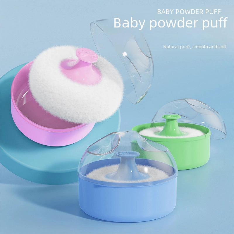 Talcum Powder Powder Box Baby Newborn Baby Children Portable Special Packing Prickly Heat Powder Box Empty Box