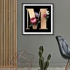 Diamond Painting-DIY Full Round Drill Letter M