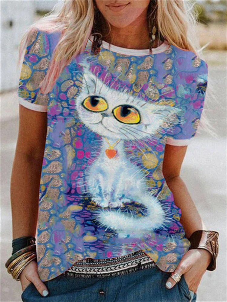 Artwishers lovely Cat Comfy T Shirt