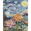 Van Gogh - Chrysanthemums-11CT Stamped Cross Stitch 40*50cm/15.75*19.69in
