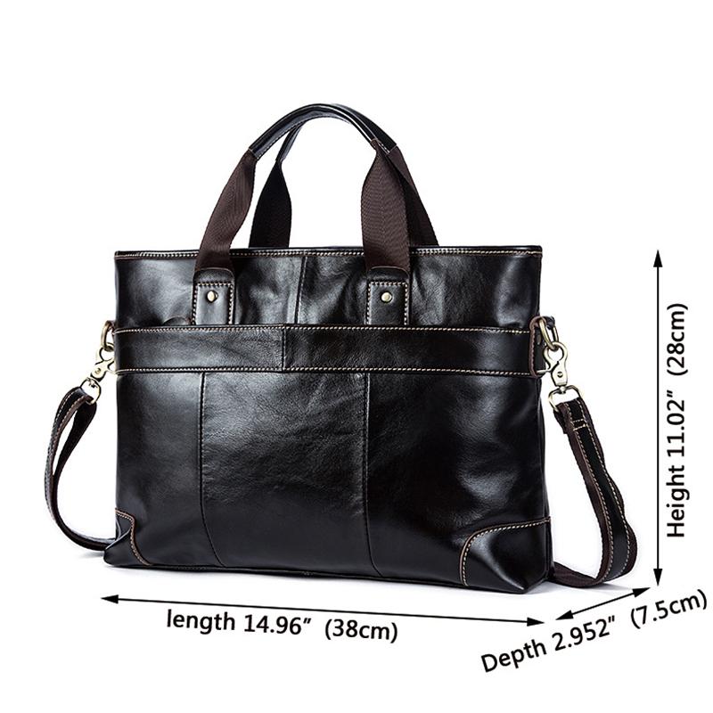 Classic Clean Silhouette Op Grab Handle 14 Inches Padded Compartment Laptop Bag