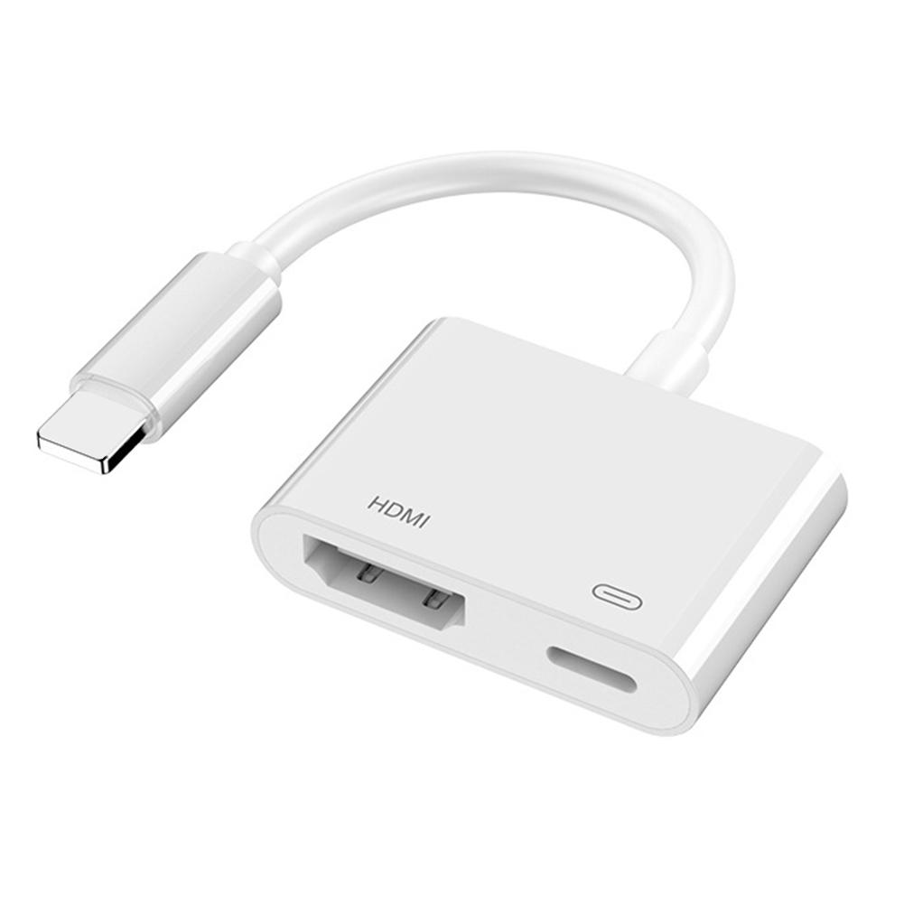 

8 Pin to HDMI Audio Video Cable Adapter for Apple iPhone iPad TV Projector, 501 Original