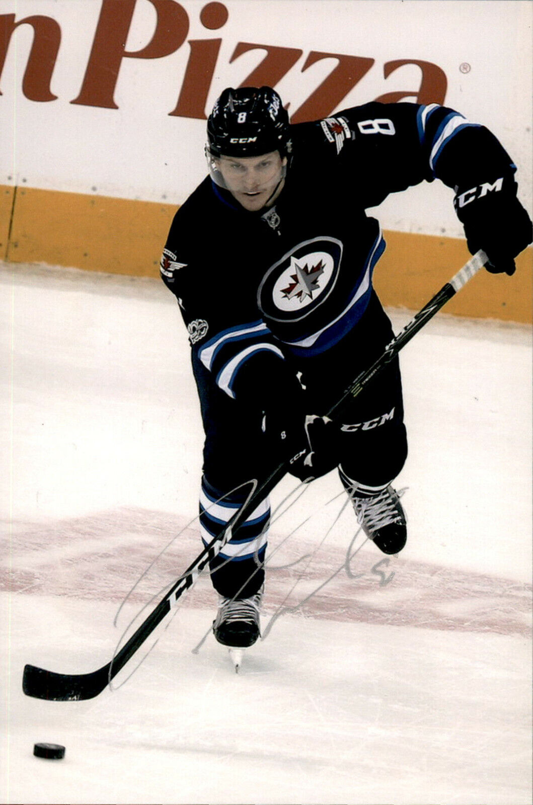 Jacob Trouba SIGNED autographed 4x6 Photo Poster painting WINNIPEG JETS #4