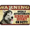 Pets Dog Warning - Vintage Metal Signs - 20*30cm/30*40cm - Warning