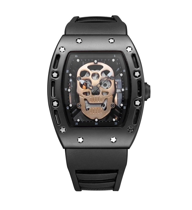 Fashion Skull Buckle Quartz Men’s Watches