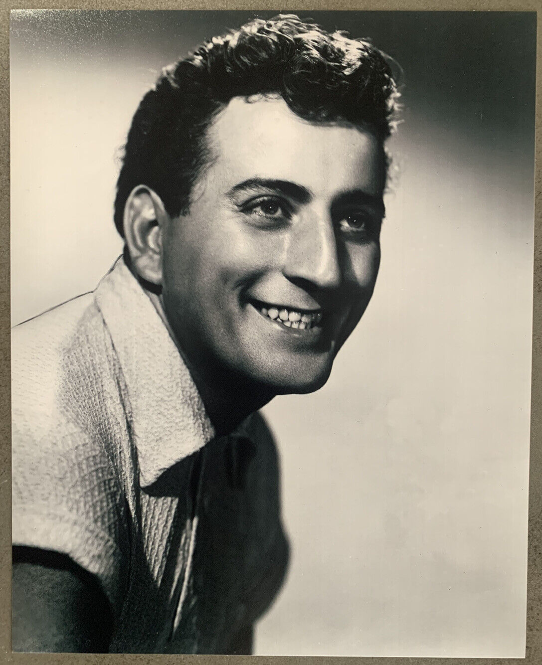 Tony Bennett? B&W 8x10 Photo Poster painting Promo I Left My? Heart In San Francisco?