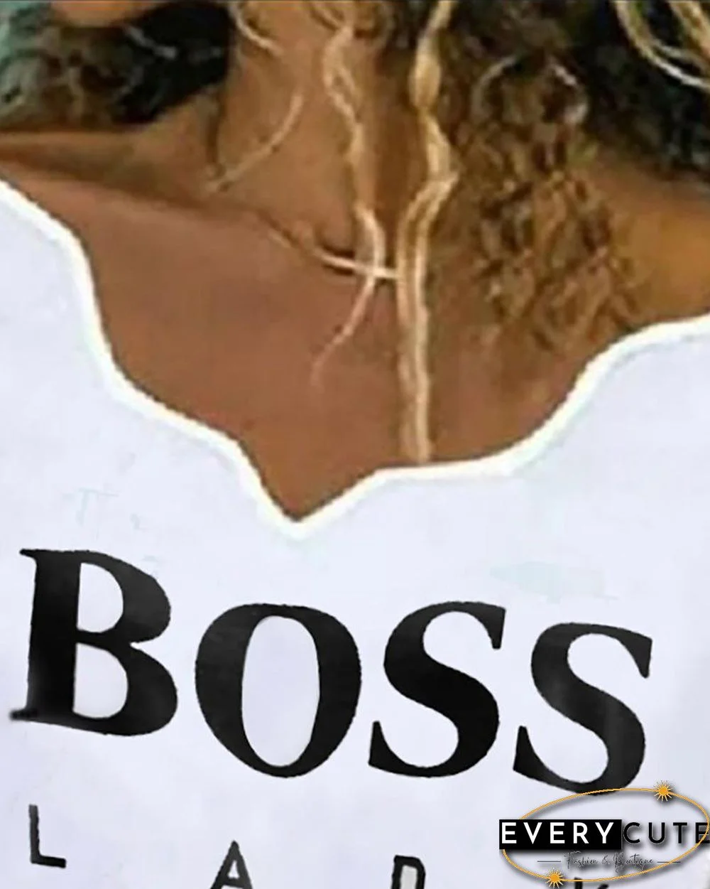 Letter Print Long Sleeve T-shirt P13229