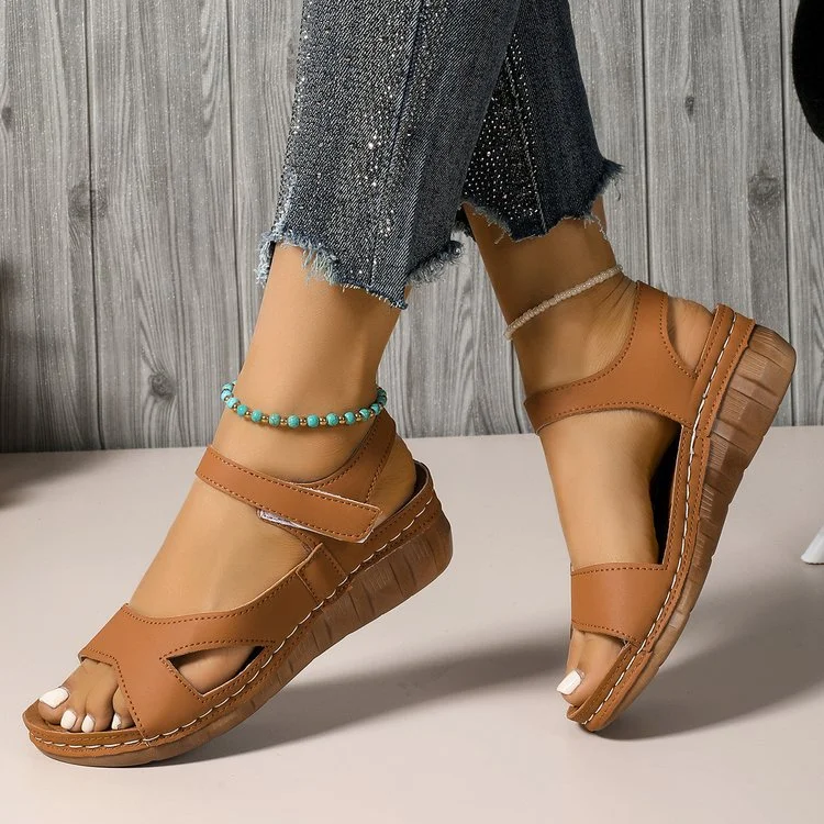 Breakj Breakj Sandals New Color Thick-Soled Fashion Sandals Large-Size Women's Shoes Magic With Light Women's Shoes