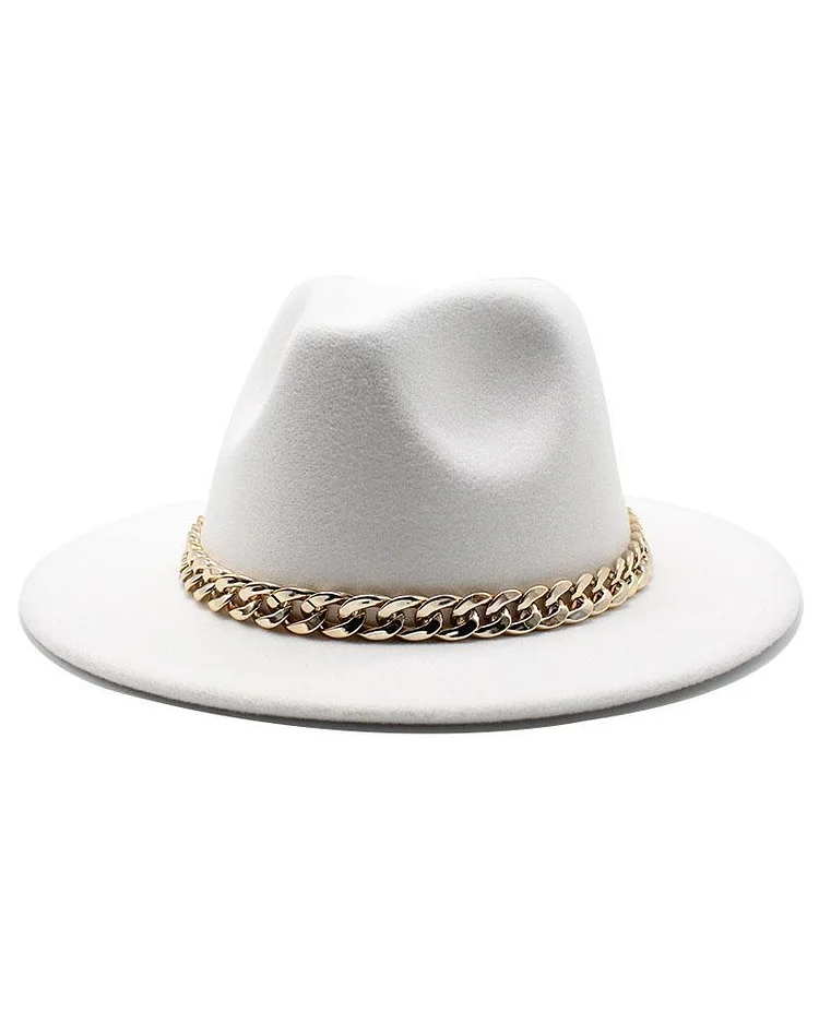 Fashion Big Eaves Felt Hat