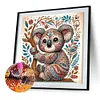 Koala-Peinture sp&eacute;ciale partielle au diamant-30*30cm