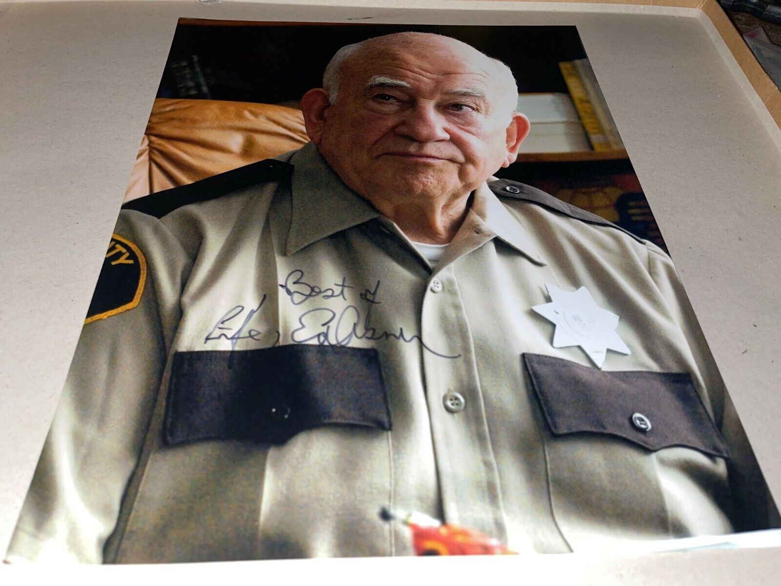 Ed Asner Legendary Actor Autographed Signed 11x14 Photo Poster painting COA RIP