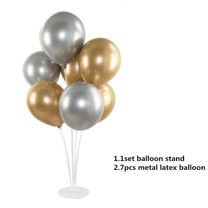 1 Set Balloons Holder Column Stand Holder Stickers for Wedding Kids Birthday Party Baby Shower Decoration Balloon Accessories