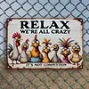 Colorful Cartoon Chickens - Vintage Metal Signs(8*12Inch/12*16Inch) - Chicken
