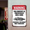 Warning - Vintage Metal Signs(12*16Inch) - Warning